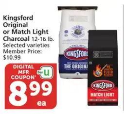 Vons Kingsford Original or Match Light Charcoal offer