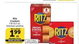 Vons Ritz Crackers offer