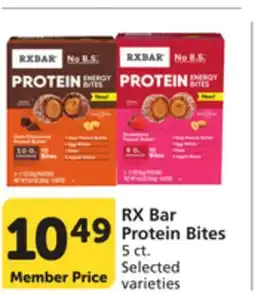 Vons RX Bar Protein Bites offer