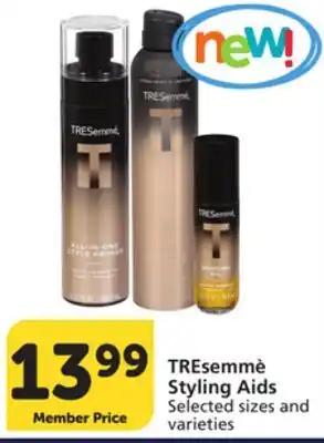 Vons TREsemmè Styling Aids offer