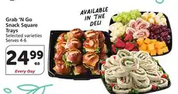 Vons Grab'N Go Snack Square Trays offer
