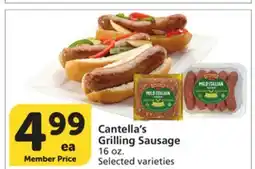 Vons Cantella's Grilling Sausage offer