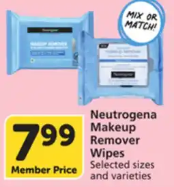 Vons Neutrogena Makeup Remover Wipes offer
