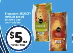 Vons Signature SELECT Artisan Bread offer