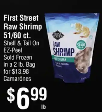 Smart & Final First Street Raw Shrimp offer