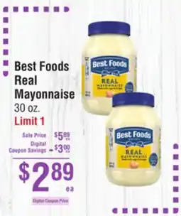 Smart & Final Best Foods Real Mayonnaise offer