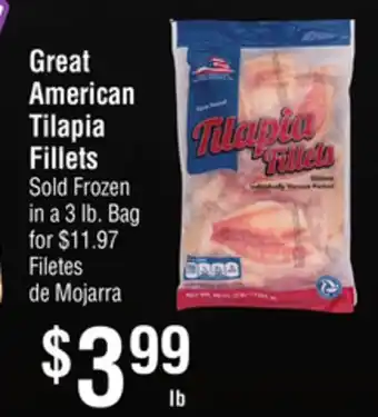 Smart & Final Great American Tilapia Fillets offer