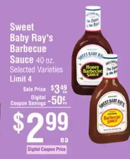 Smart & Final Sweet Baby Ray's Barbecue Sauce offer