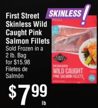 Smart & Final First Street Skinless Wild Caught Pink Salmon Fillets offer