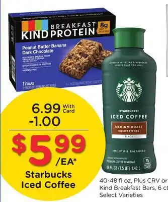 Ralphs Starbucks Iced Coffee offer