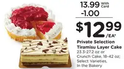 Ralphs Private Selection Tiramisu Layer Cake offer