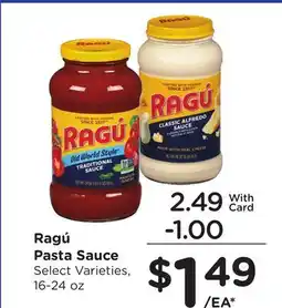 Ralphs Ragú Pasta Sauce offer