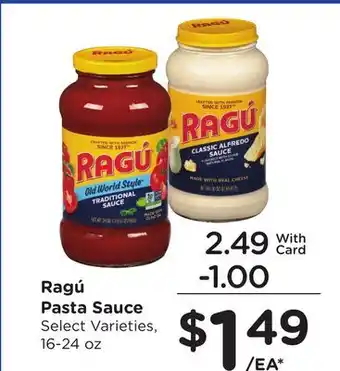 Ralphs Ragú Pasta Sauce offer