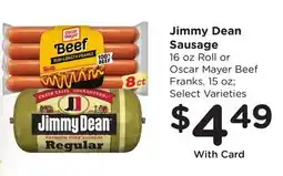Ralphs Jimmy Dean Sausage offer