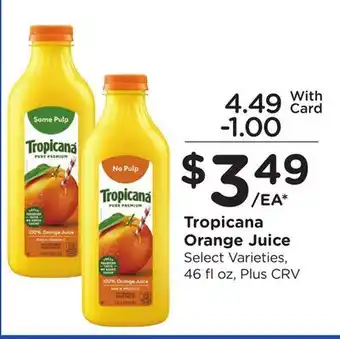 Ralphs Tropicana Orange Juice offer