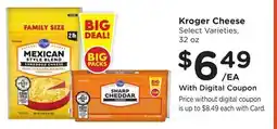 Ralphs Kroger Cheese offer