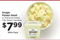 Ralphs Kroger Potato Salad offer