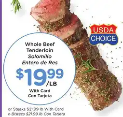 Ralphs Whole Beef Tenderloin offer
