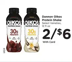 Ralphs Dannon Oikos Protein Shake offer