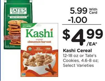 Ralphs Kashi Cereal offer