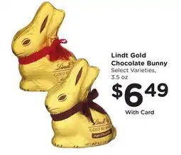 Ralphs Lindt Gold Chocolate Bunny offer