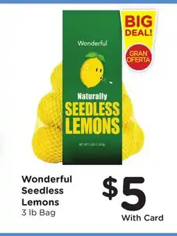 Ralphs Wonderful Seedless Lemons offer