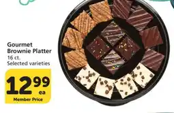 Albertsons Gourmet Brownie Platter offer