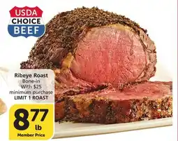 Albertsons Ribeye Roast offer