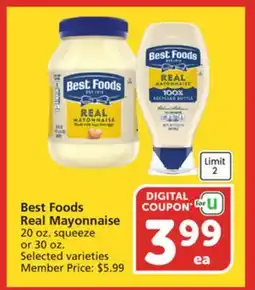 Albertsons Best Foods Real Mayonnaise offer