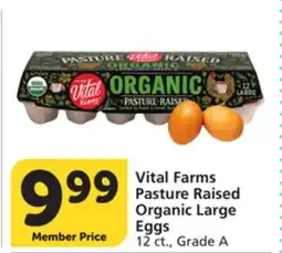 Albertsons Vital Farms Pasture Raised Organic Large Eggs offer