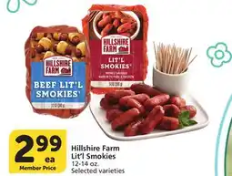 Albertsons Hillshire Farm Lit'l Smokies offer