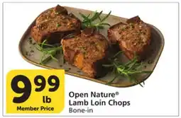 Albertsons Open Nature Lamb Loin Chops offer