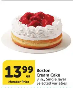 Albertsons Boston Cream Cake offer