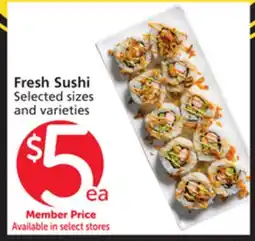 Albertsons Fresh Sushi offer