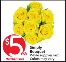 Albertsons Simply Bouquet offer