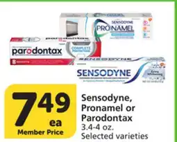 Albertsons Sensodyne, Pronamel or Parodontax offer