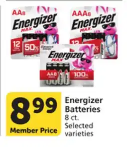 Albertsons Energizer Batteries offer