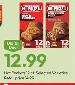 Stater Bros Hot Pockets offer