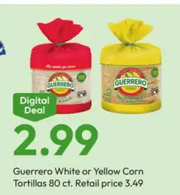 Stater Bros Guerrero White or Yellow Corn Tortillas offer