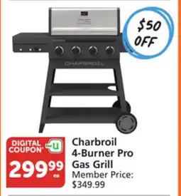 Albertsons Charbroil 4-Burner Pro Gas Grill offer