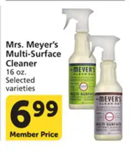 Albertsons Mrs. Meyer's Multi-Surface Cleaner offer