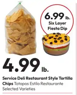 Stater Bros Service Deli Restaurant Style Tortilla Chips offer