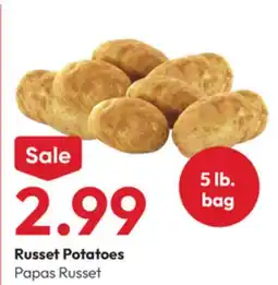 Stater Bros Russet Potatoes offer