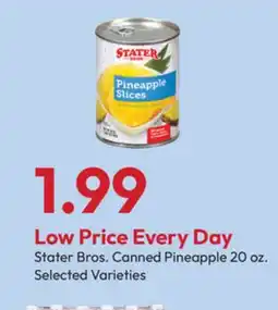 Stater Bros Stater Bros. Canned Pineapple offer