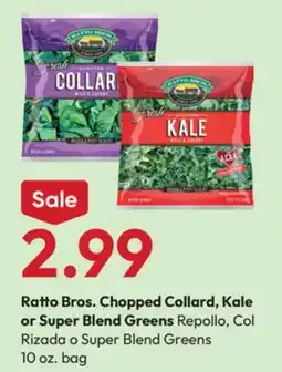 Stater Bros Ratto Bros. Chopped Collard, Kale or Super Blend Greens offer