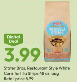Stater Bros Stater Bros. Restaurant Style White Corn Tortilla Strips offer