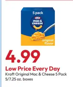 Stater Bros Kraft Original Mac & Cheese offer