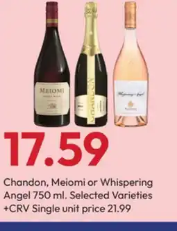 Stater Bros Chandon, Meiomi or Whispering Angel offer