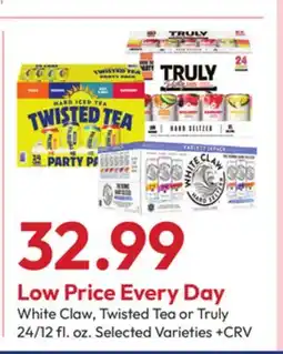 Stater Bros White Claw, Twisted Tea or Truly offer