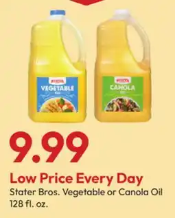 Stater Bros Stater Bros. Vegetable or Canola Oil offer